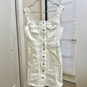 J crew white jean dress